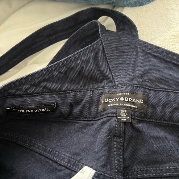 Lucky Brand - Navy Boyfriend Overall - Picture 3 of 5